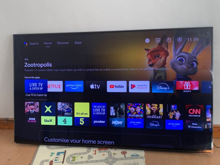 SONY BRAVIA KD85ZH8BU 85 Inch Smart 8K Android HDR LED TV with Google Assistant Flagship Model