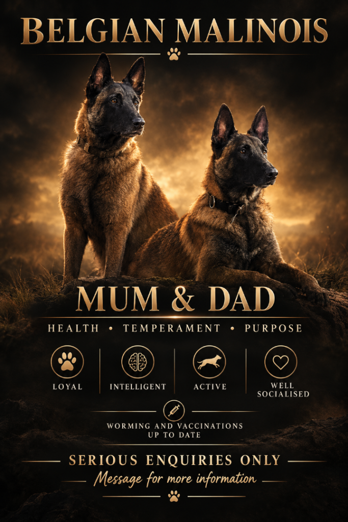 🐾❤️ BELGIAN MALINOIS PUPPIES FOR SALE ❤️🐾