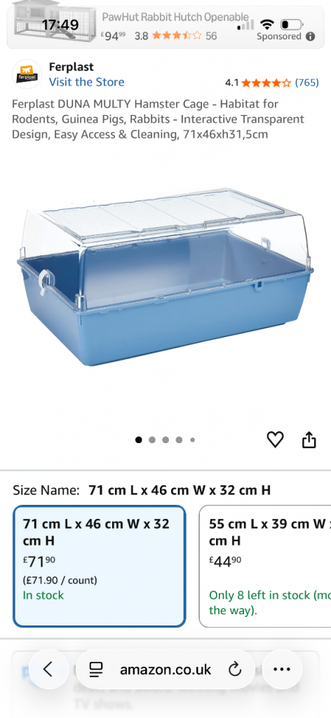 Ferplast duna multy hamster cage 