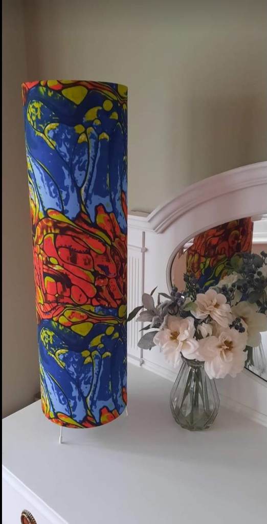 Handmade lava lamp effect floor lamp 