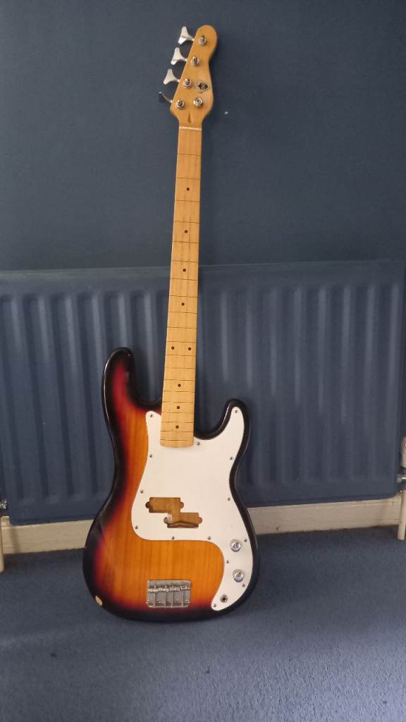 Sunburst Bass Guitar – Repair Project – Bargain Price