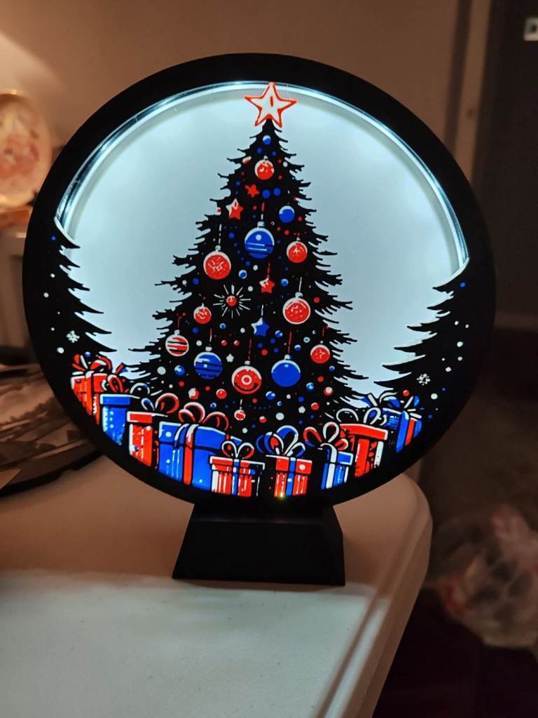 Tree Christmas Light 3D Printed