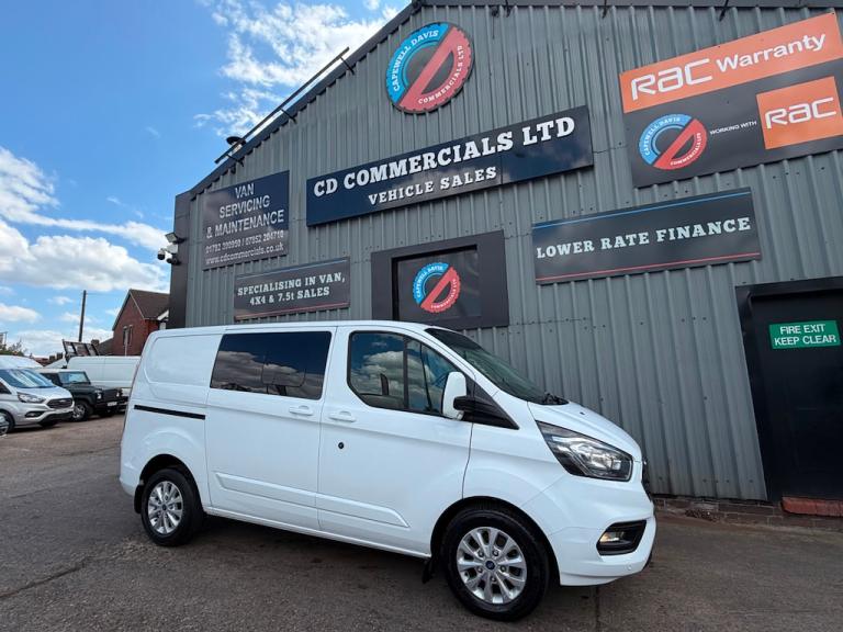 2018 Ford Transit Custom 2.0TDCI 320 LIMITED DCIV L1 H1 SWB 6 Seat Crew Cab Van Euro 6  PANEL VAN...