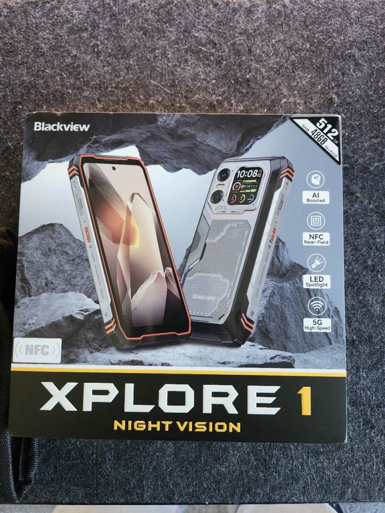Like New Xplorer 1 Blackview Military Spec Ruggedised Mobile Phone ( unlocked) with Belt Carry case