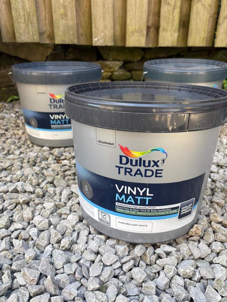 10L Dulux pure brilliant white vinyl matt emulsion