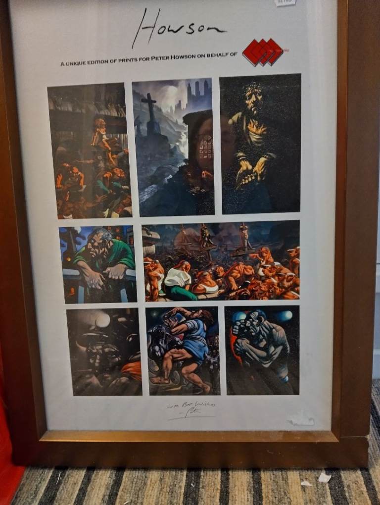 Black Wooden Picture Frame - Good Condition