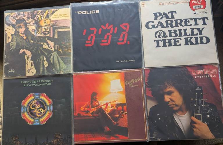 Job Lot of 6 Classic Rock ,The Police, Bob Dylan, and Electric Light Orchestra.Gary Moore