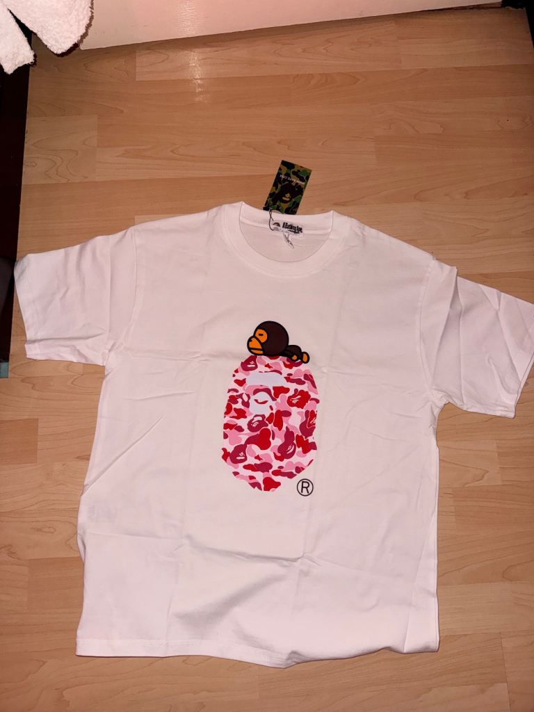 New A Bathing Ape BAPE Ape Head T-Shirt – White
