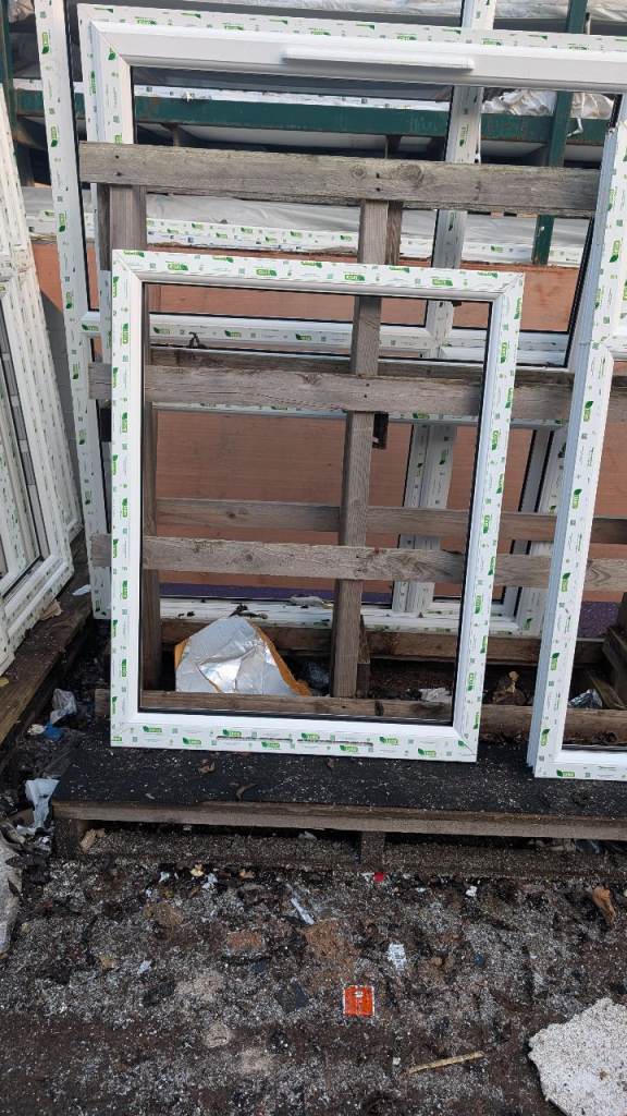 image for White UPVC window frame 