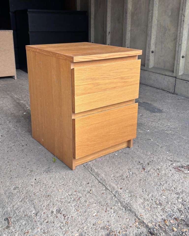 1 x ikea malm bedside drawer 