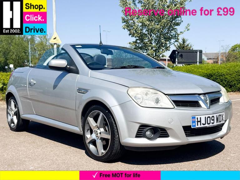 2009 Vauxhall Tigra 1.4i 16v Exclusiv Convertible 2dr Petrol Manual (a/c) (146 g/km, 89 bhp) CONV...