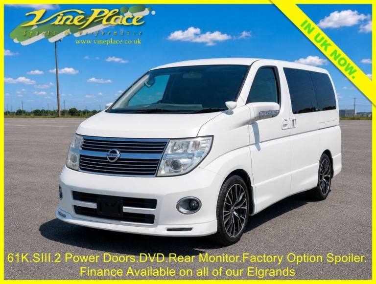 2009 Nissan Elgrand 2.5 SIII Highway Star Black Leather Edition, Auto, 8 Seats MPV Petrol Automatic