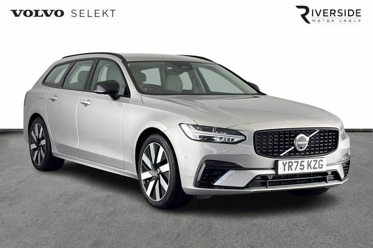 2025 Volvo V90 Plus, T6 AWD Plug-in hybrid, Electric/Petrol, Dark (Blond Leather) Estate Petrol P...