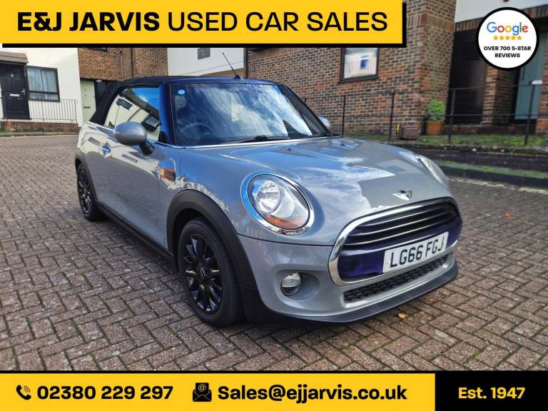 2016 Mini Convertible 1.5 Cooper Convertible 2dr Petrol Manual Euro 6 (s/s)