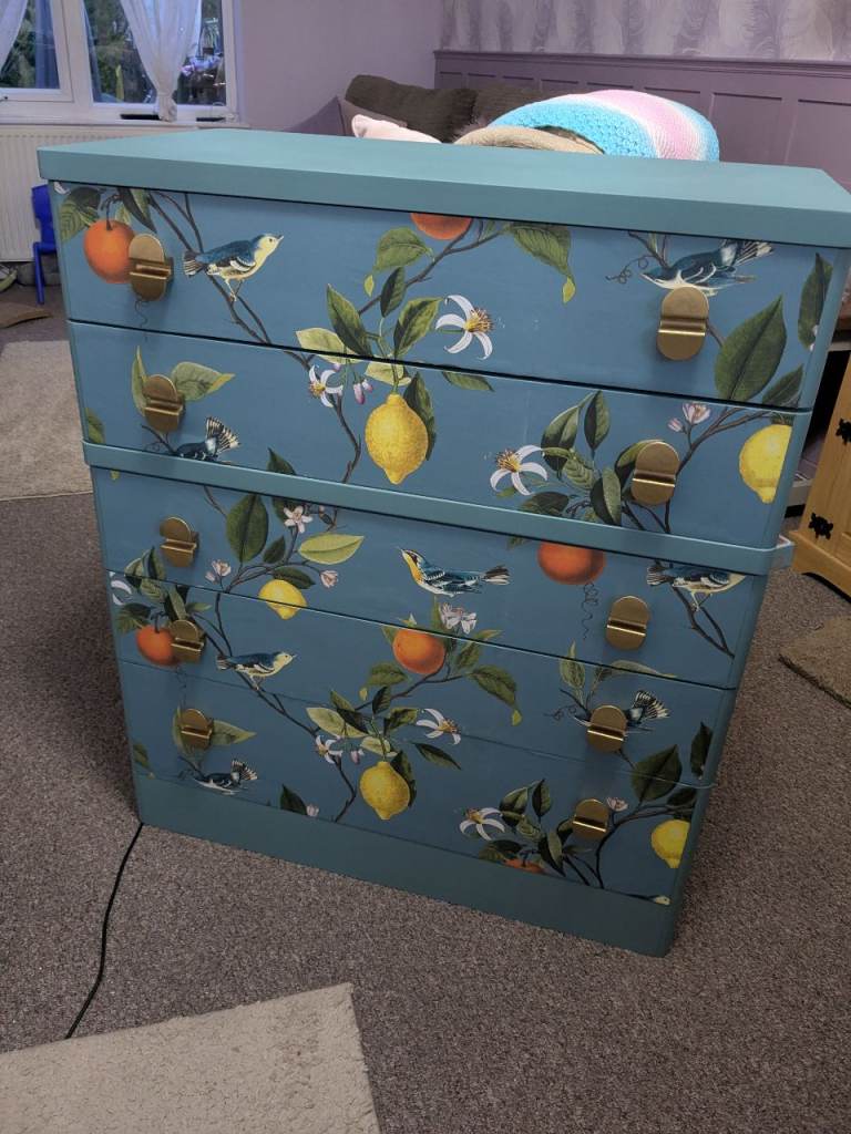 Upcycled chest of drawers 