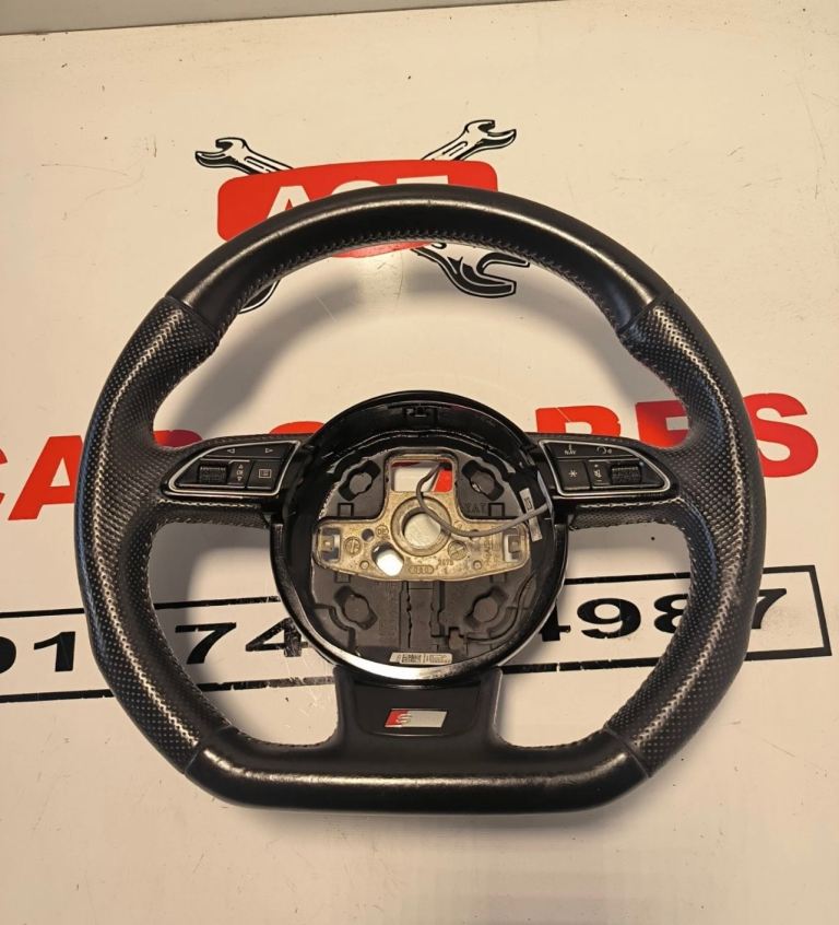 Audi flat bottom steering wheel