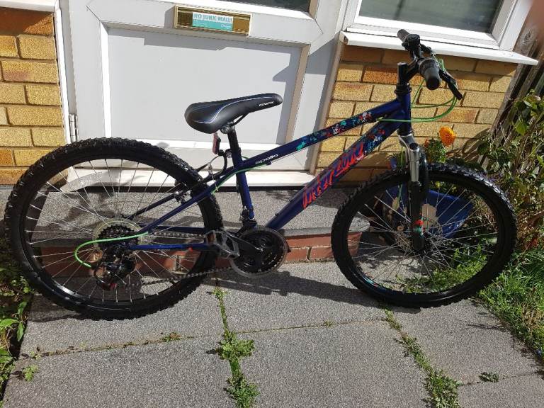 BOYS 24" WHEEL FRONT SUSPENSION BIKE 13" FRAME GOOD CONDITION AGE 8+