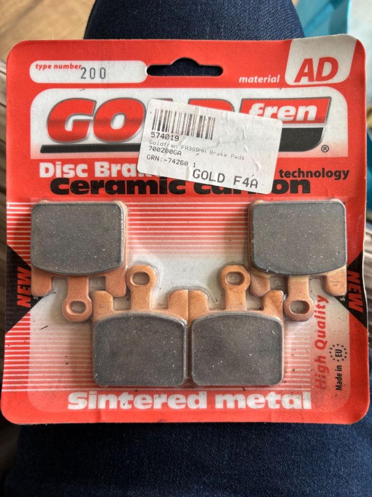 Gold fren - brake pads - gold F4A 
