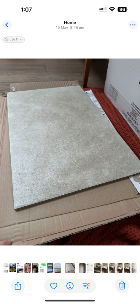 Quorn stone Hambleton beige smooth stone effect porcelain tiles (3.36m2)