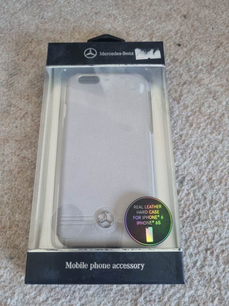 Mercedes Benz Real Leather Hard Case for iPhone 6 / 6S – NEW