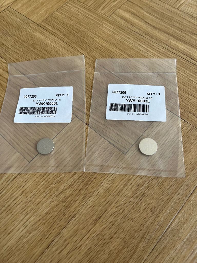 Replacement battery for Range Rover car key keys Batteries x 2 