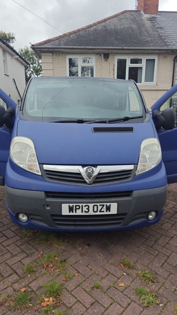 Vauxhall vivaro 2013