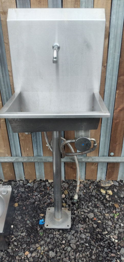 Catering equipment commercial Stainless steel tables sinks racking shelving restaurant kitchen items