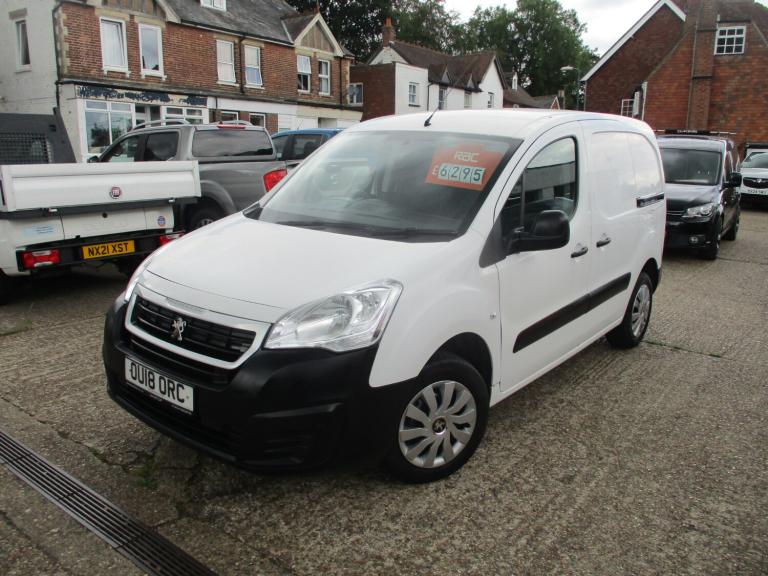 2018 Peugeot Partner 850 SE 1.6 BlueHDi 100 Van [non Start Stop] PANEL VAN Diesel Manual