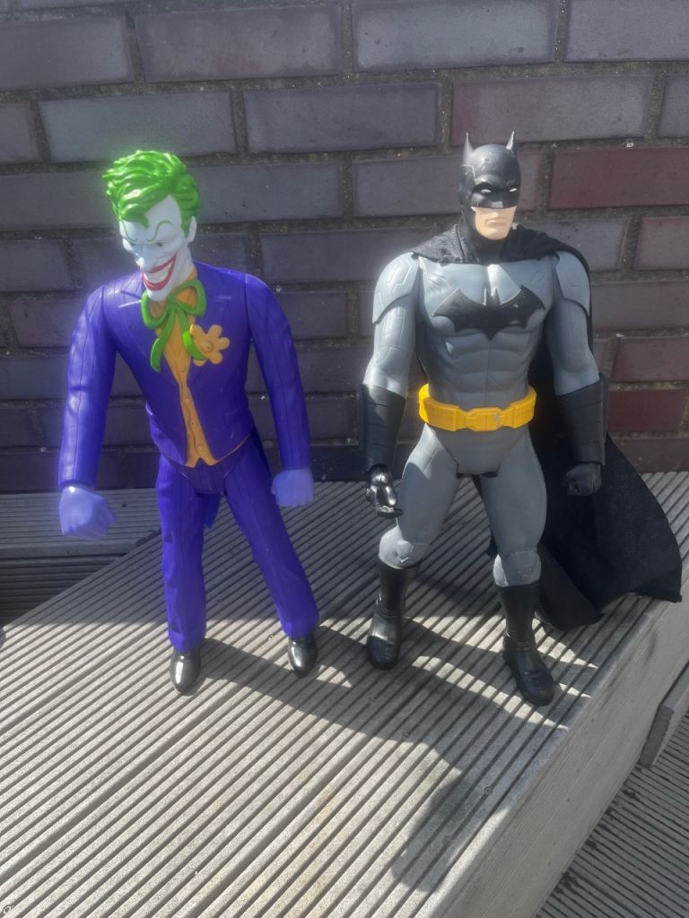 Batman & Joker Action Figures - Good Condition