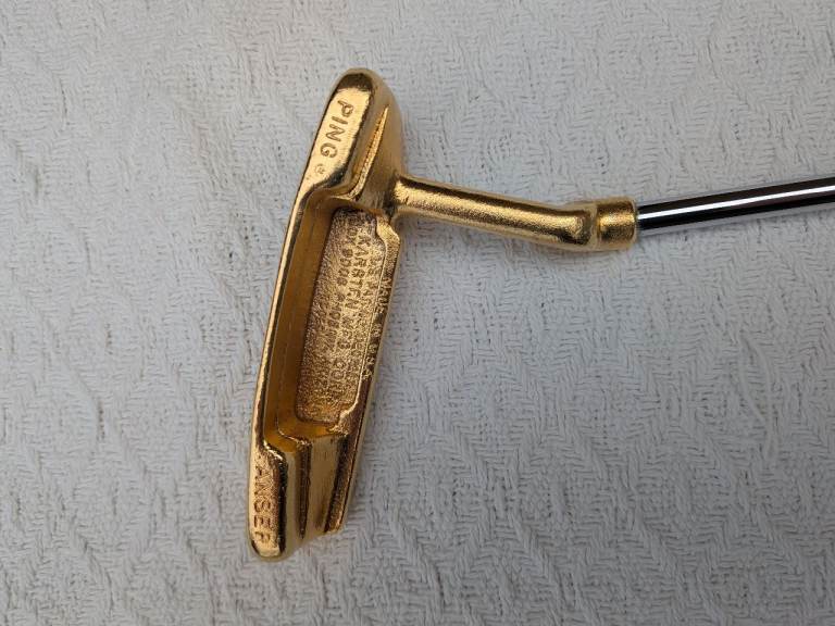 PING 24 KARET GOLD PLATED PUTTER 