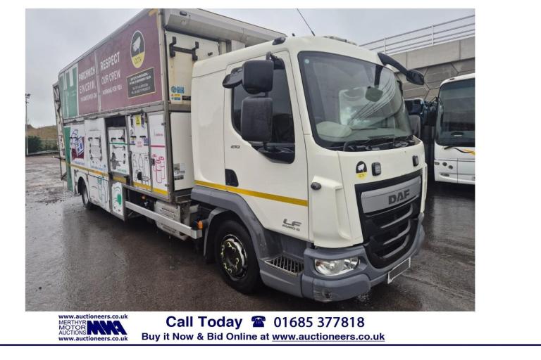 2018 DAF TRUCKS LF 210 4X2 AUTO 12 TON TERBERG RECYCLING UNIT (EURO 6) ----------------------- NA...