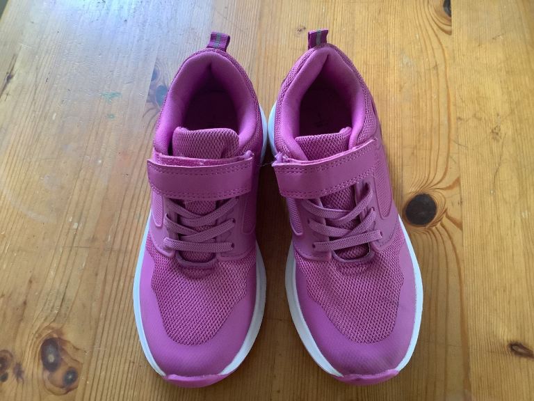 Girls M&S Pink Trainers Size 1