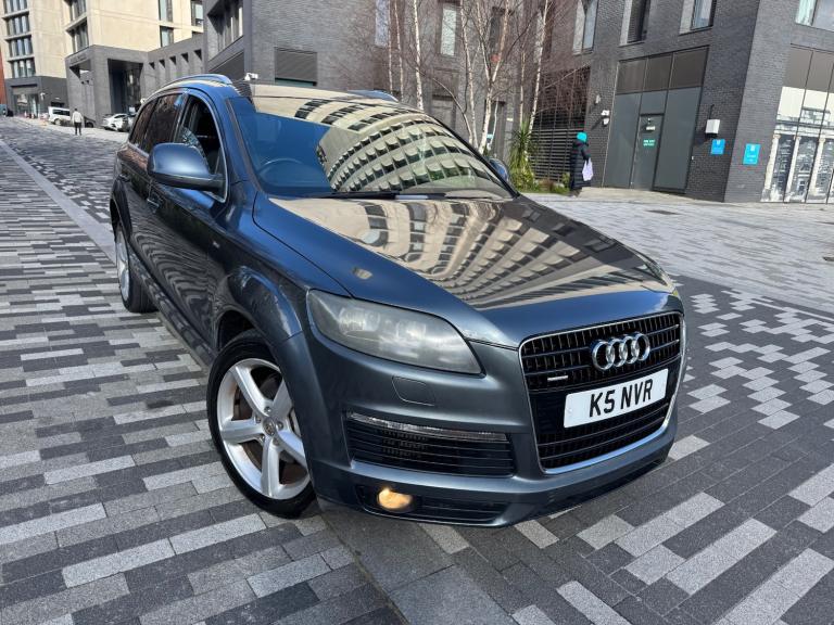 2008 AUDI Q7 3.0 TDI QUATTRO S LINE  TIPTRONIC AUTO DIESEL  7 SEATER 5dr GREY 