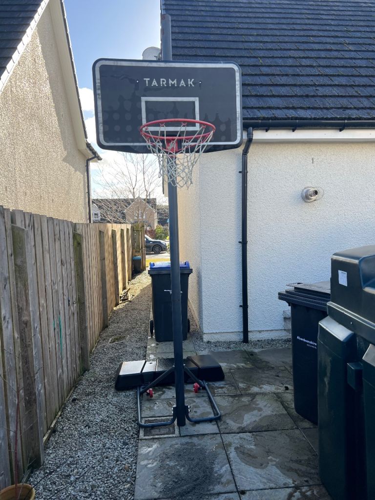 3m adjustable basketball hoop