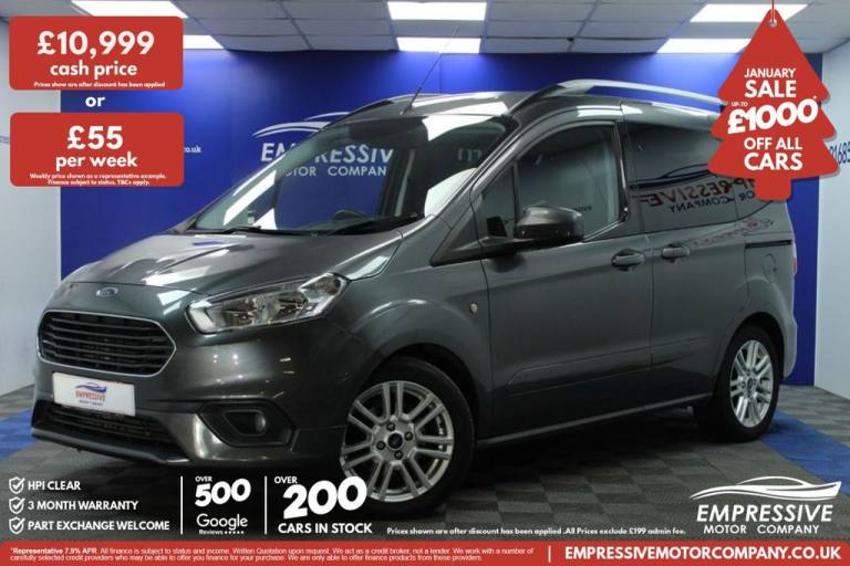 2019 69 FORD TOURNEO COURIER 1.0 ECOBOOST TITANIUM MPV 5DR PETROL MANUAL EURO 6 