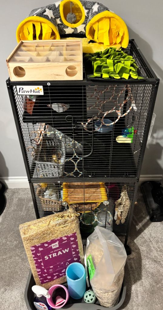 PawHut cage, accessories etc 