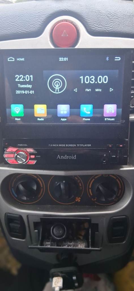 Android Car Stereo with Large Screen – Good Working Condition