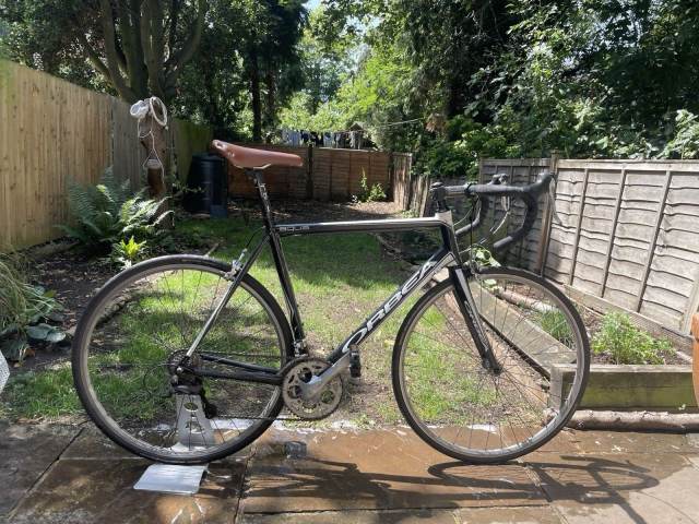 Orbea Aqua Black and White Road Bike 57cm frame w/ Shimano gearset