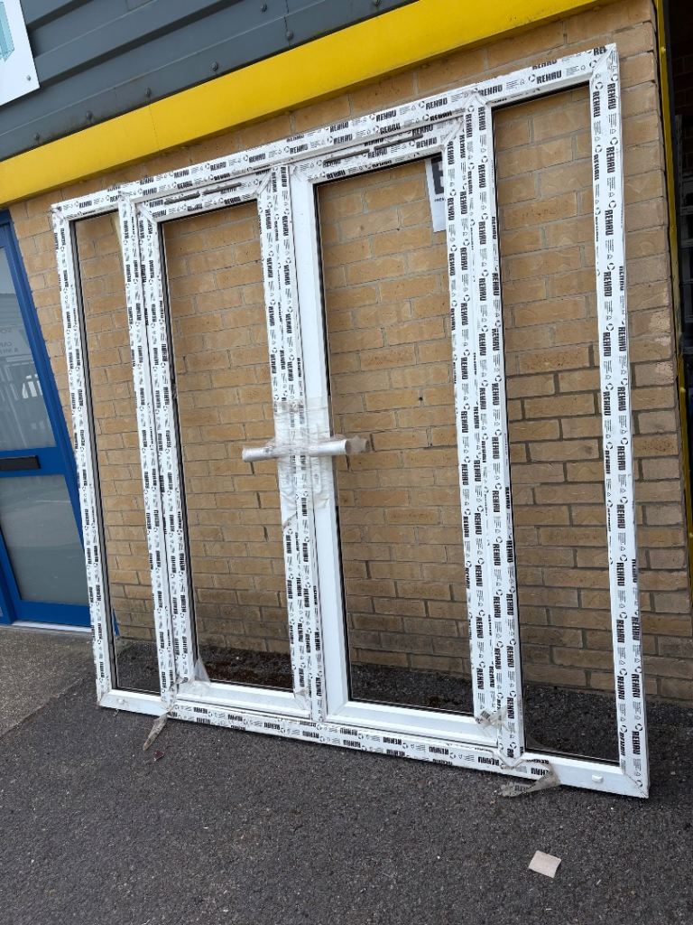 UPVC French doors with side lights BRAND NEW WRAPPED