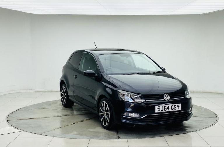 VOLKSWAGEN POLO 1.0 BlueMotion Tech SE Black Manual Petrol 2014