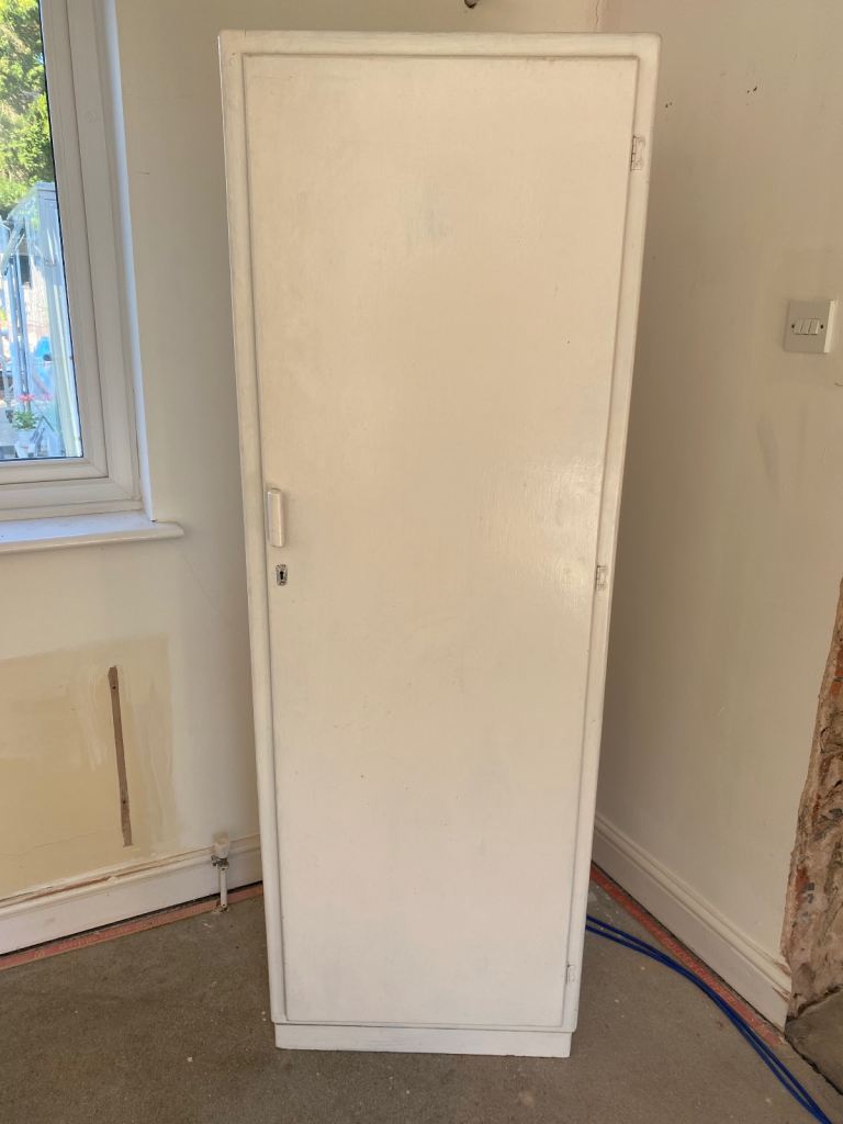 Free to Collector - Vintage Small Wooden Wardrobe