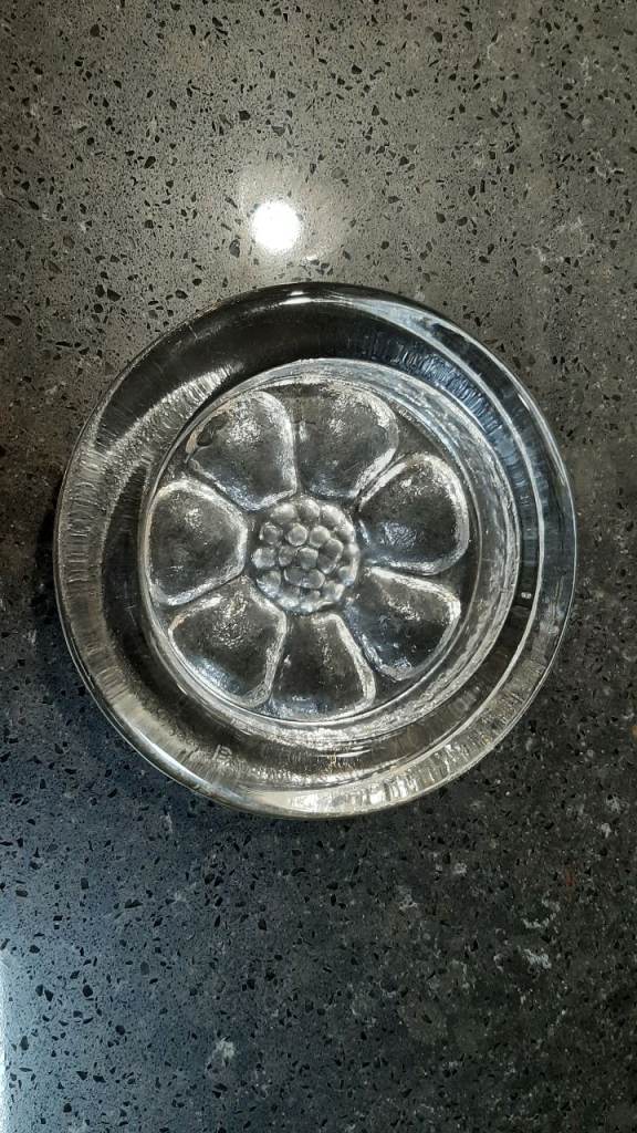 Dartington Crystal Glass Ashtray