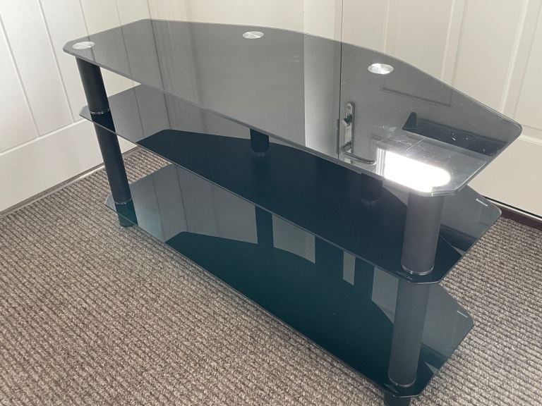 Tv Stand, smoky glass