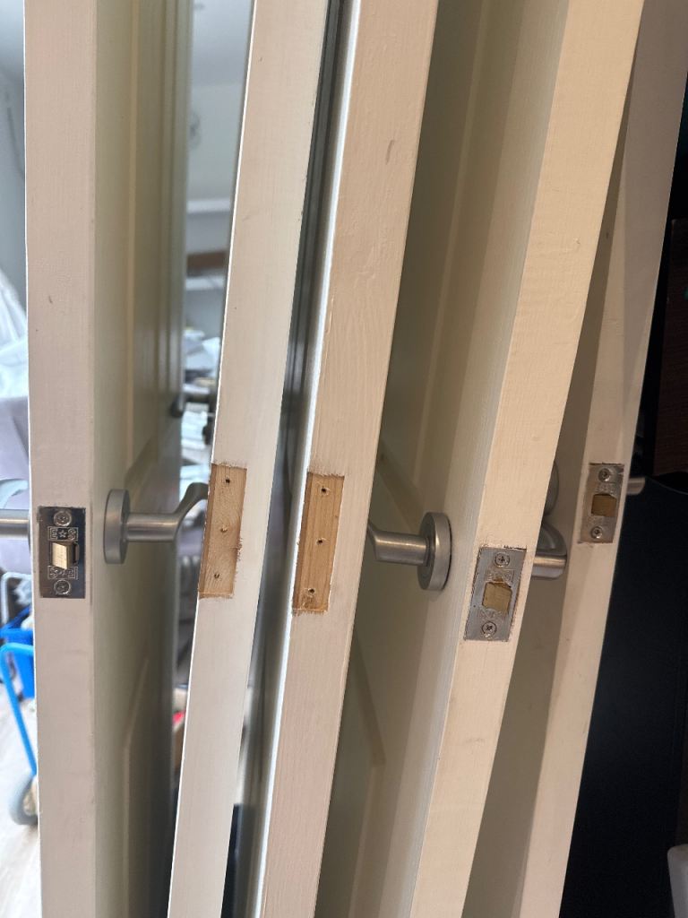 Internal white doors 