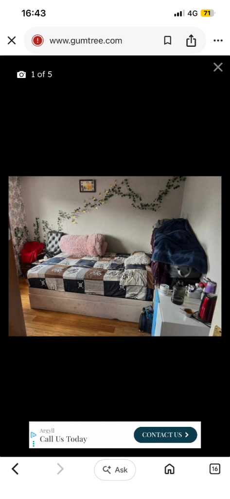 Double room for rent