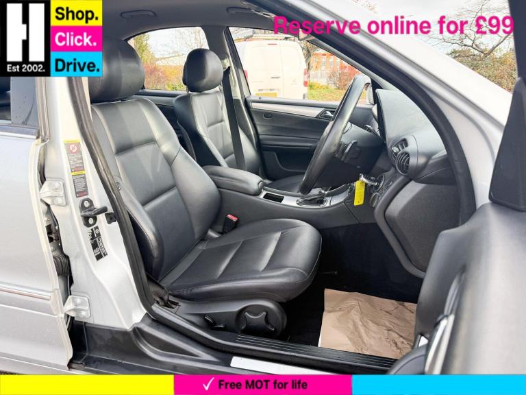 2006 Mercedes-Benz C Class 1.8 C180 Kompressor Avantgarde SE Saloon 4dr Petrol Automatic (193 g/k...