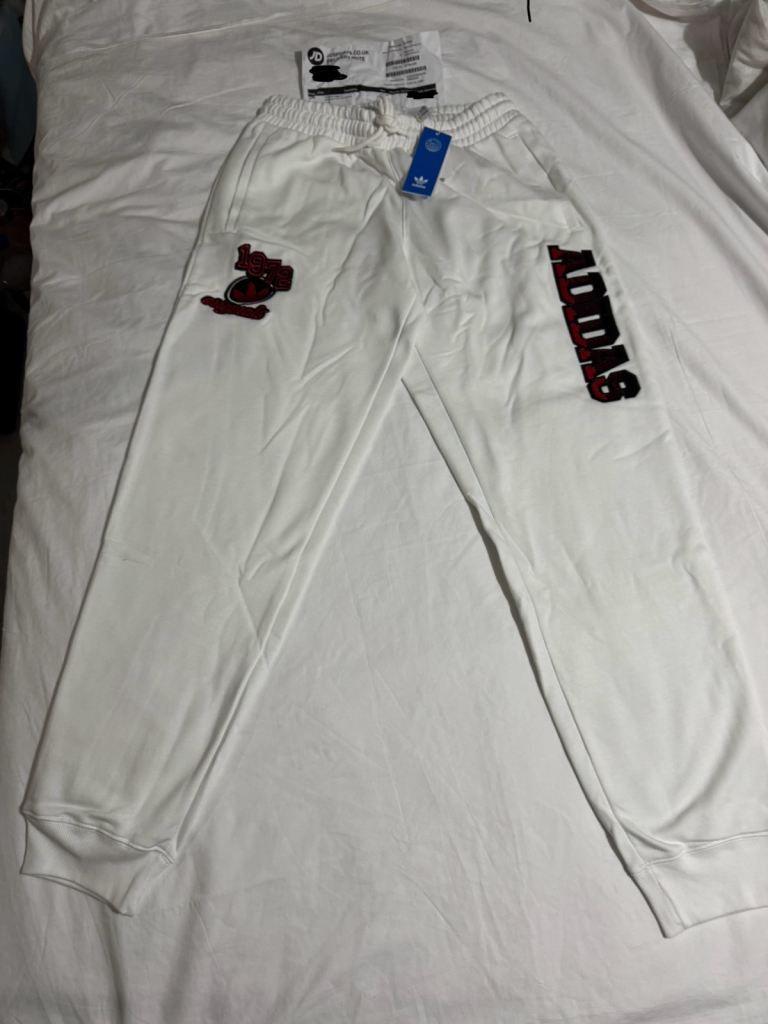 adidas Sportswear Originals Gradient Joggers Men Women Track Pant Trouser White  Size M