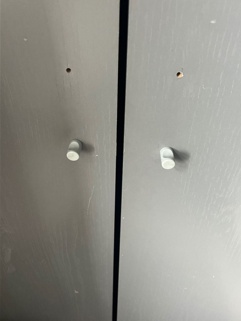 Grey wardrobe 
