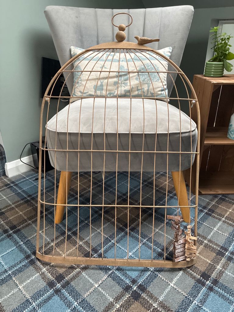 Decorative Bird Cage Notice Board