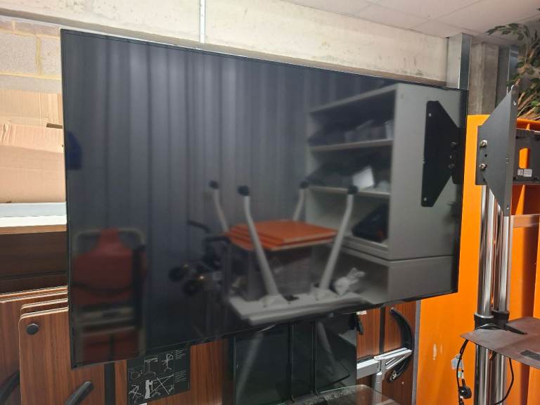 Television on a stand 